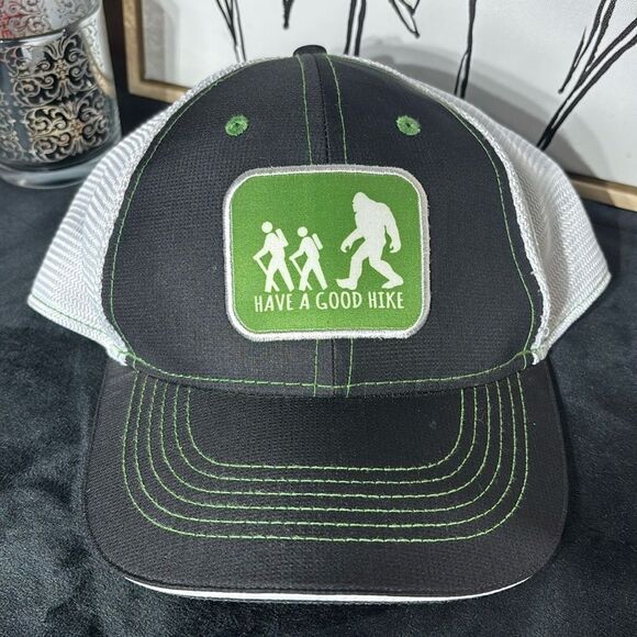 Headsweats snap back baseball cap trucker have a good hike Sasquatch hat - Picture 1 of 3